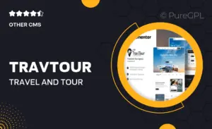 Travtour – Travel and Tour Agency Elementor Template Kit