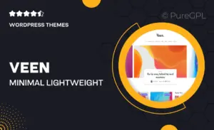 Veen – Minimal & Lightweight Blog for WordPress