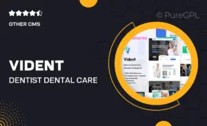 Vident – Dentist & Dental Care Elementor Template Kit