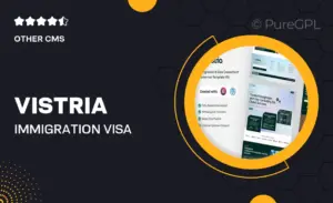 Vistria – Immigration & Visa Consultant Elementor Template Kit