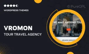 Vromon – Tour & Travel Agency WordPress Theme