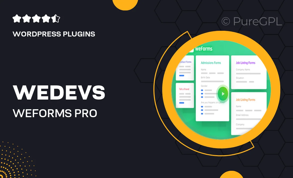 weDevs | weForms Pro