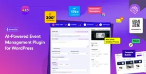 WP Eventin – Events Manager & Tickets Selling Plugin for WooCommerce