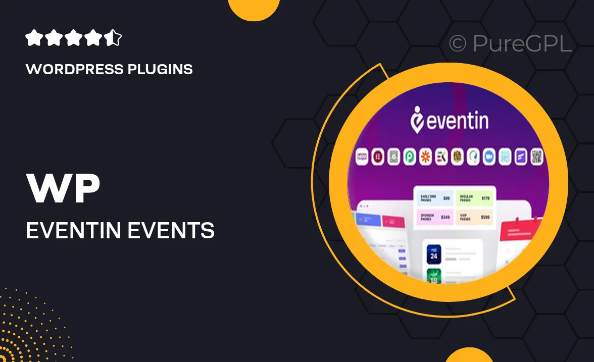 WP Eventin – Events Manager & Tickets Selling Plugin for WooCommerce