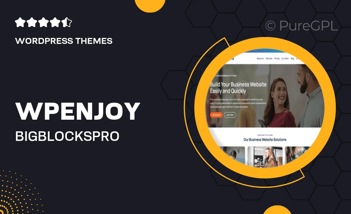 WPEnjoy | BigBlocksPro