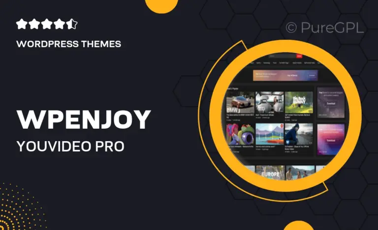 wpenjoy youvideo pro