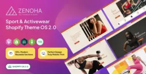 Zenoha | Sports & Activewear Shopify Theme OS 2.0