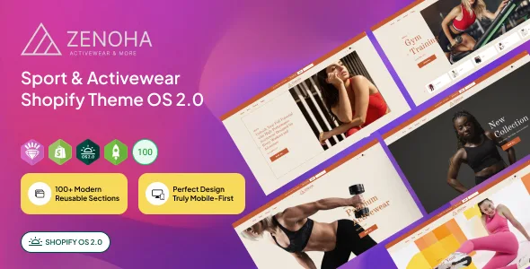 zenoha sports activewear shopify theme os 20