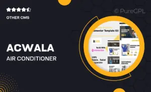 AcWala – Air Conditioner & HVAC Repair Elementor Template Kit