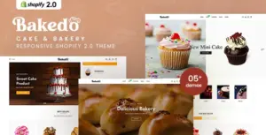 Bakedo – Cake & Bakery Responsive Shopify 2.0 Theme