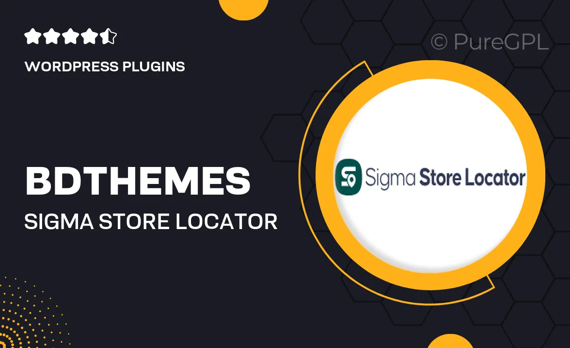 BdThemes | Sigma Store Locator