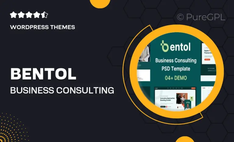 bentol business consulting wordpress theme