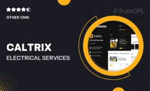 Caltrix – Electrical Services Elementor Template Kit