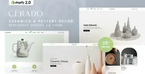 Cerado – Ceramics & Pottery Decor Responsive Shopify 2.0 Theme