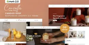 Cercolla – Candles Shop Responsive Shopify 2.0 Theme
