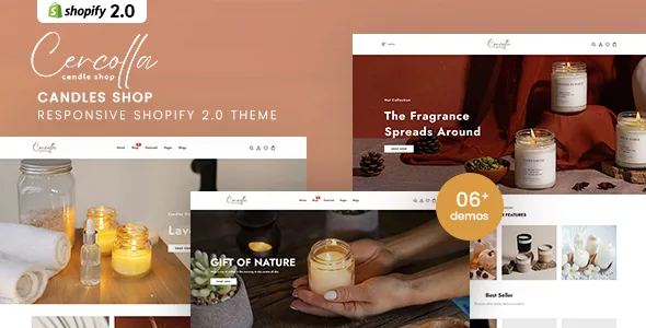 cercolla candles shop responsive shopify 20 theme