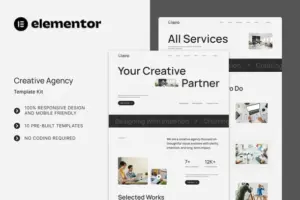 Clairo – Creative Agency Elementor Template Kit