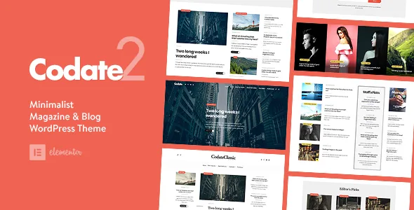 Codate – Modern Magazine and Blog WordPress Theme