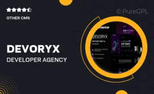 Devoryx – Developer Agency Elementor Template Kit