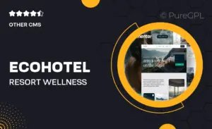 EcoHotel – Resort & Wellness Elementor Template Kit