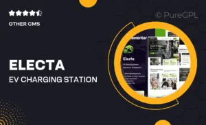 Electa – EV Charging Station Elementor Template Kit