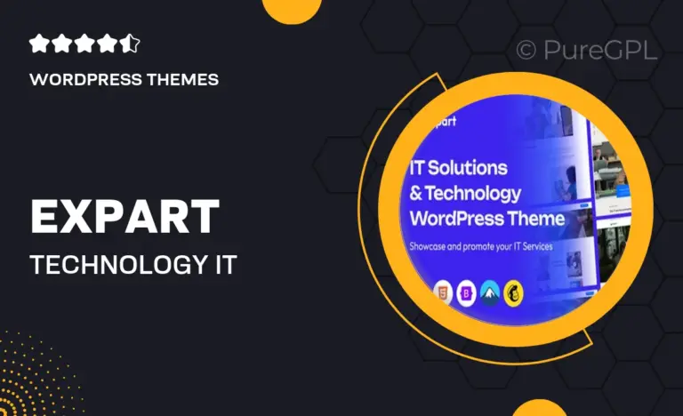 expart technology it solution wordpress theme