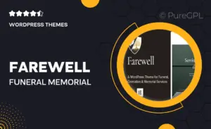 Farewell – Funeral & Memorial Services WordPress Theme