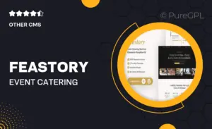 Feastory – Event Catering Service Elementor Template Kit
