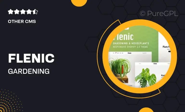 flenic gardening houseplants responsive shopify 2 0 theme