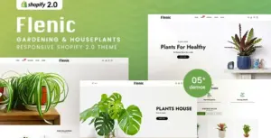 Flenic – Gardening & Houseplants Responsive Shopify 2.0 Theme