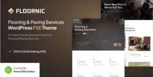 Floornic – Flooring and Paving Services Gutenverse FSE WordPress Block Theme