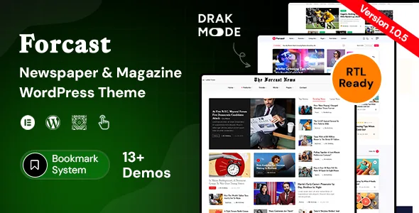 Forcast – Newspaper & Magazine Theme