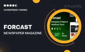 Forcast – Newspaper & Magazine Theme
