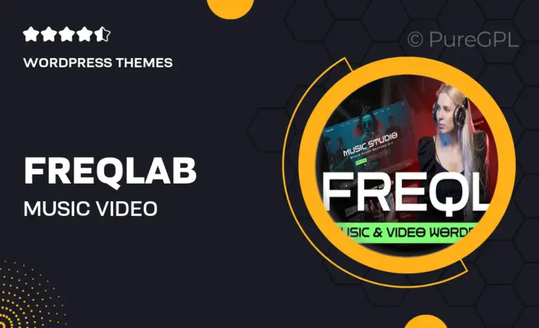 freqlab music video wordpress theme