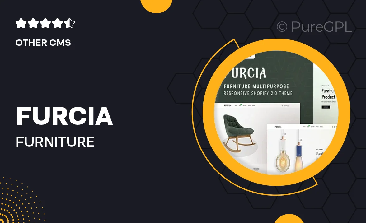 Furcia – Furniture Multipurpose Responsive Shopify 2.0 Theme