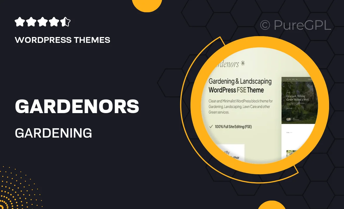 Gardenors – Gardening & Landscaping Gutenverse FSE WordPress Block Theme