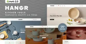 Hanor – Kitchen Tools Responsive Shopify 2.0 Theme