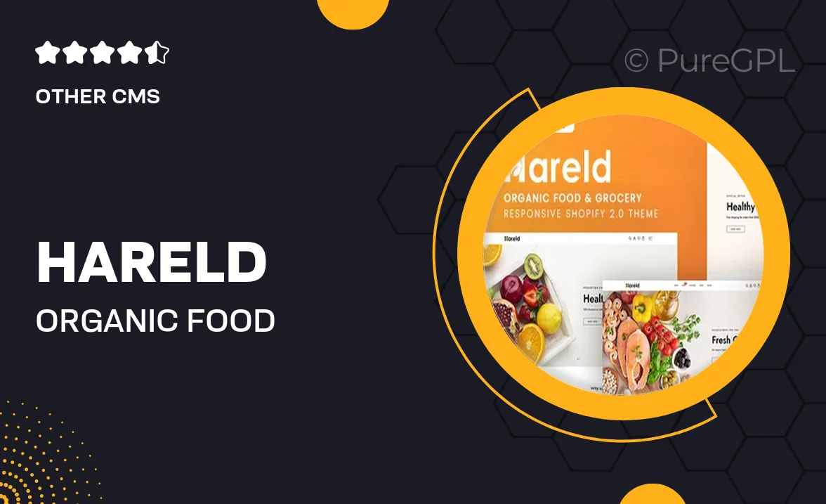 Hareld – Organic Food & Grocery Shopify 2.0 Theme