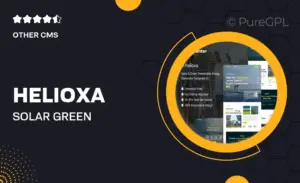 Helioxa – Solar & Green Renewable Energy Elementor Template Kit