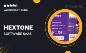 HexTone – Software, SaaS & Startup WordPress Theme