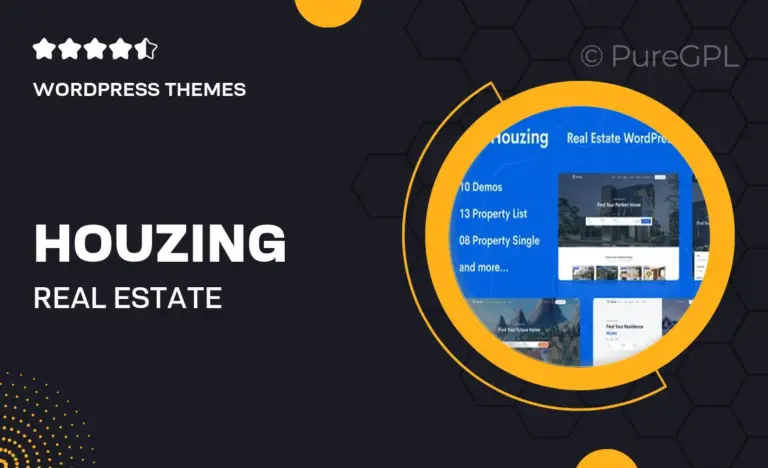 houzing real estate wordpress theme