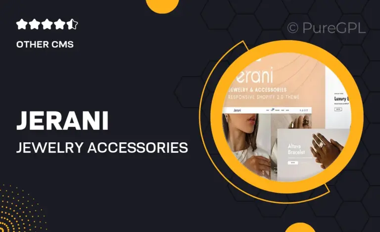 jerani jewelry accessories responsive shopify 2 0 theme