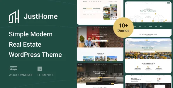 justhome real estate wordpress theme 1