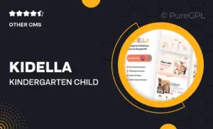Kidella – Kindergarten & Child Care Elementor Template Kit
