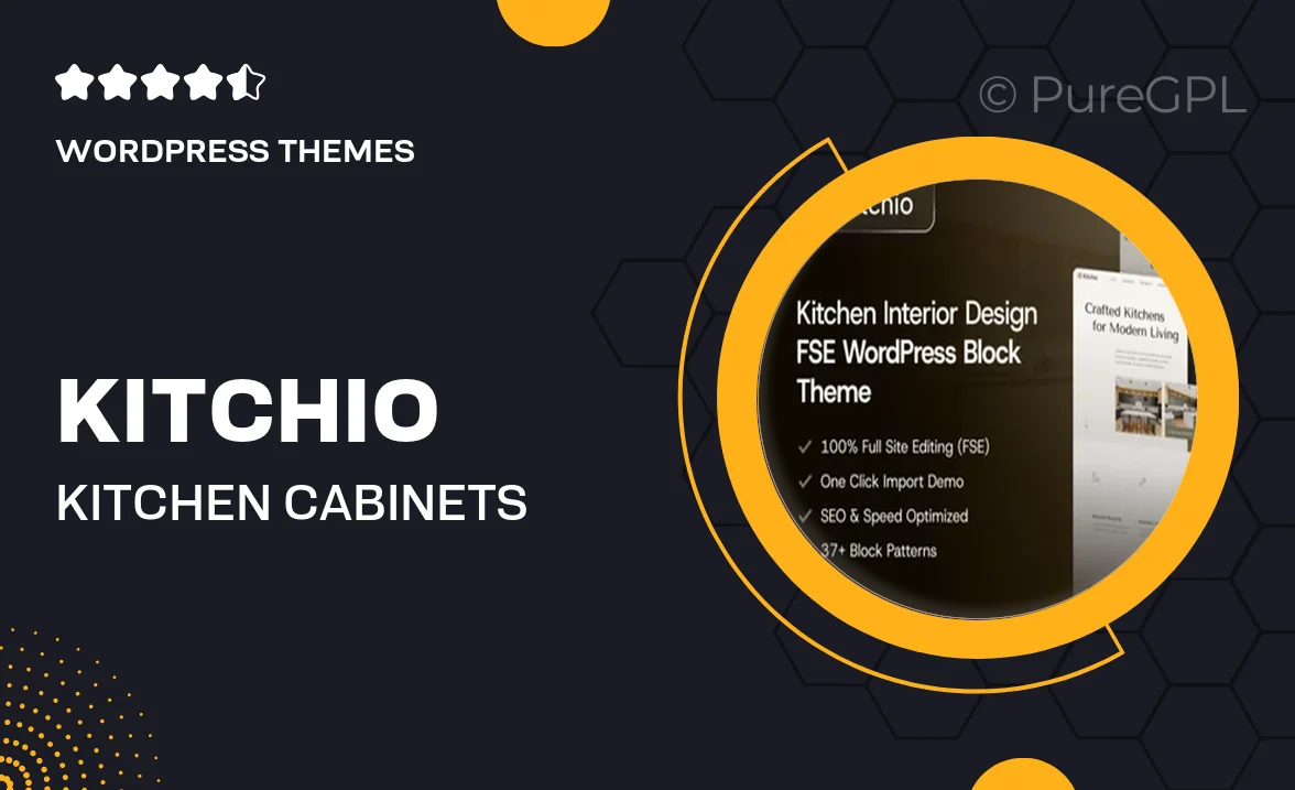 Kitchio – Kitchen Cabinets & Furniture FSE WordPress Block Theme