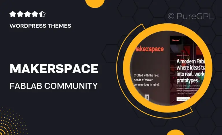 makerspace fablab community workshop wordpress theme