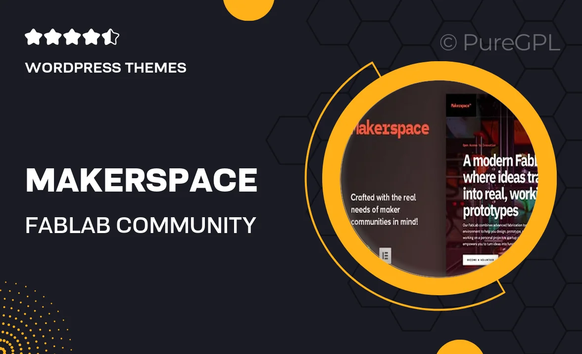 Makerspace – FabLab & Community Workshop WordPress Theme