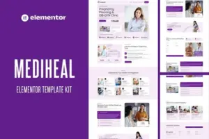 Mediheal – Pregnancy & OB-GYN Clinic Elementor Pro Template Kit