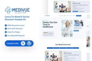 Medivue – Healthcare & Medical Services Elementor Template Kit