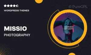 Missio – Photography WordPress